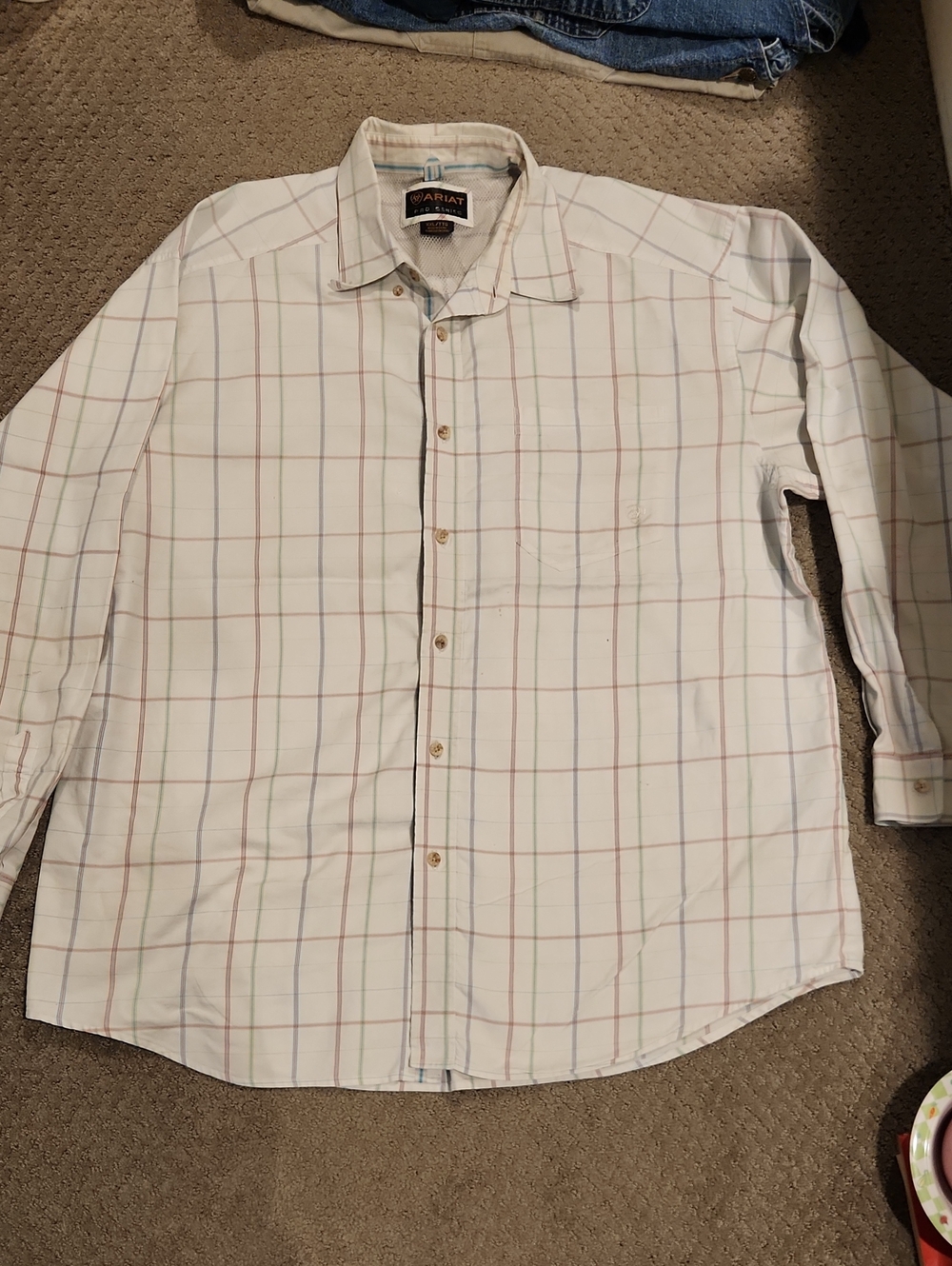 Ariat Men's Pro Series long-sleeve western button-down shirt XXL